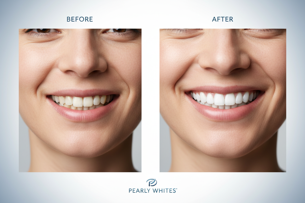 Before and After Teeth Whitening