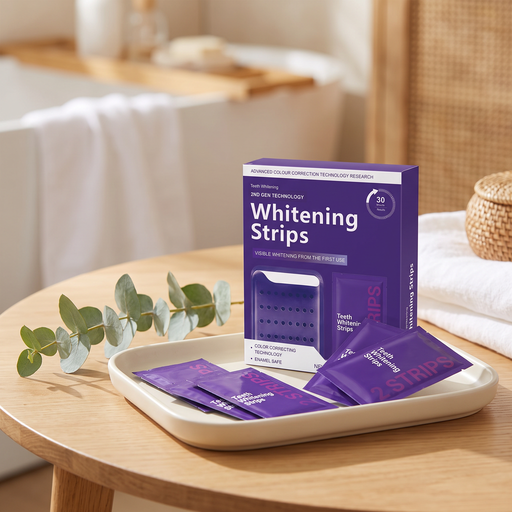 Purple Moisturizing Teeth Whitening Strips
